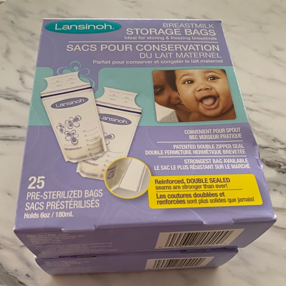 Lansinoh Breastmilk Storage Bags 2 Packages